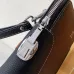 Hermès Leather Zip - Around Wristlet Clutches In Brown And Black With Branded Detailing #A50707