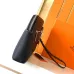 Hermès Leather Zip - Around Wristlet Clutches In Brown And Black With Branded Detailing #A50707
