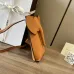 LOEWE Chic Orange Leather Crossbody Phone Bag with Minimalist Design size:19×8×4cm #A54101