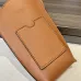 LOEWE Chic Orange Leather Crossbody Phone Bag with Minimalist Design size:19×8×4cm #A54101