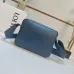 LOEWE Blue Leather Crossbody Bag With Minimalist Design And Adjustable Strap size:23×18×9cm #A54073