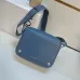 LOEWE Blue Leather Crossbody Bag With Minimalist Design And Adjustable Strap size:23×18×9cm #A54073