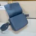 LOEWE Blue Leather Crossbody Bag With Minimalist Design And Adjustable Strap size:23×18×9cm #A54073