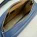 LOEWE Blue Leather Crossbody Bag With Minimalist Design And Adjustable Strap size:23×18×9cm #A54073