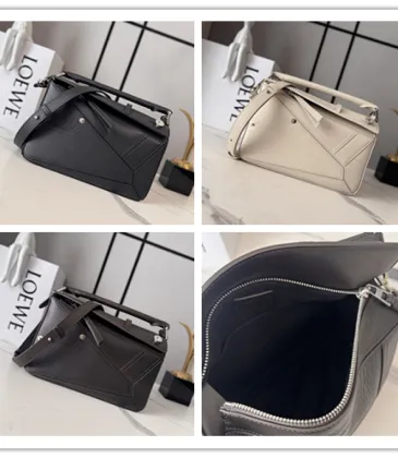 Loewe 052557 Panta Puzzle Bag in Glossy Calfskin Size 24x10.5x16.5CM #A62901 Loewe 052557 Panta Puzzle Bag in Glossy Calfskin Size 24x10.5x16.5CM #A62901