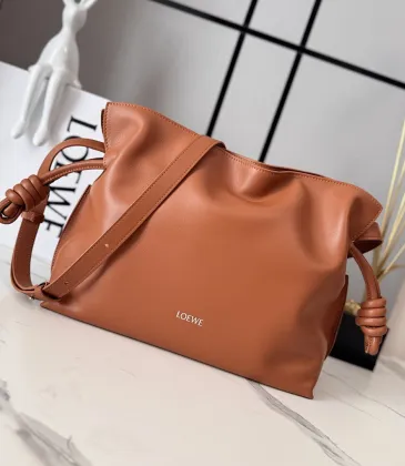 Loewe 26238 Flamenco Drawstring Pouch in Napa Calfskin Size 30x24.5x10.5CM #A62919 Loewe 26238 Flamenco Drawstring Pouch in Napa Calfskin Size 30x24.5x10.5CM #A62919