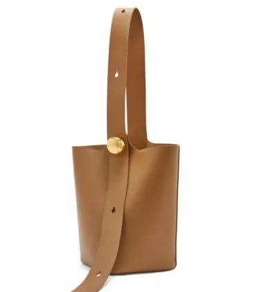 Loewe  Backpack - Multi-Tone Leather Patchwork, Anagram Logo, Drawstring Closure &amp; Zipper Pocket, Stylish Luxury Backpack for Everyday Use #A56854