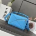 Stunning Loewe Puzzle Bag In Vibrant Blue Showcasing Iconic Geometric Craftsmanship #A50416