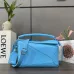 Stunning Loewe Puzzle Bag In Vibrant Blue Showcasing Iconic Geometric Craftsmanship #A50416