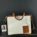Loewe Canvas Cushion Tote Neutrals Totes Handbags Size:32×26×16cm #A49110