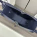 Loewe Navy Leather Bucket Bag With Adjustable Strap For Effortless Everyday Elegance #A50042