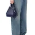 Loewe Navy Leather Bucket Bag With Adjustable Strap For Effortless Everyday Elegance #A50042