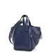 Loewe Navy Leather Bucket Bag With Adjustable Strap For Effortless Everyday Elegance #A50042