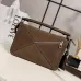 Loewe Featherlight Puzzle Suede Leather Bag 24x10.5x16CM #A63861