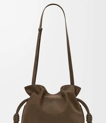 Loewe Flamenco Drawstring Clutch (262386A) - Medium, Grained Calfskin, Adjustable Strap, 30x24.5x10.5cm #A59983