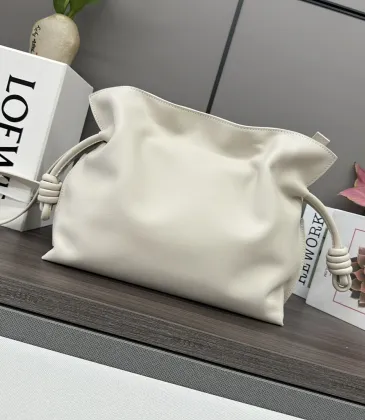 Loewe Flamenco Nappa Leather Drawstring Tote 30x24.5x10.5cm #A63860