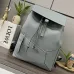 Loewe Puzzle Backpack In Light Gray Pebbled Leather With Signature Design #A50978