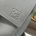 Loewe Puzzle Backpack In Light Gray Pebbled Leather With Signature Design #A50978