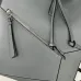 Loewe Puzzle Backpack In Light Gray Pebbled Leather With Signature Design #A50978
