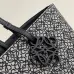 Loewe Large East West Tote Bag in Anagram Jacquard &amp; Leather, 37 x 16 x 25 cm #A63231