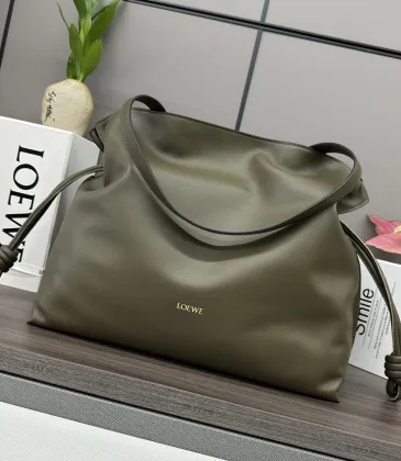 Loewe Large Flamenco Nappa Leather Drawstring Tote 38x29x14cm #A63866