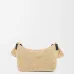 Loewe Medium Ola Raffia &amp; Leather Shoulder Bag, 26 x 13 x 18 cm #A63229
