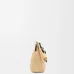 Loewe Medium Ola Raffia &amp; Leather Shoulder Bag, 26 x 13 x 18 cm #A63229