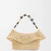 Loewe Medium Ola Raffia &amp; Leather Shoulder Bag, 26 x 13 x 18 cm #A63229
