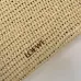 Loewe Medium Ola Raffia &amp; Leather Shoulder Bag, 26 x 13 x 18 cm #A63229