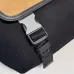 Loewe Men's Messenger Bag - Black Canvas &amp; Tan Suede, Signature Anagram Logo, Versatile Crossbody for Urban Style #A56736