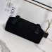 Loewe Men's Messenger Bag - Black Canvas &amp; Tan Suede, Signature Anagram Logo, Versatile Crossbody for Urban Style #A56736