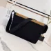 Loewe Men's Messenger Bag - Black Canvas &amp; Tan Suede, Signature Anagram Logo, Versatile Crossbody for Urban Style #A56736