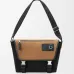 Loewe Men's Messenger Bag - Black Canvas &amp; Tan Suede, Signature Anagram Logo, Versatile Crossbody for Urban Style #A56736