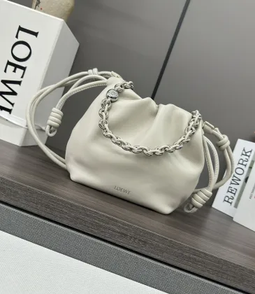 Loewe Mini Flamenco Nappa Leather Drawstring Bag 23x17x5.5CM #A63858