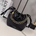 Loewe Mini Flamenco Purse Crocodile-Effect Bucket Bag, 23 x 17 x 5.5 cm #A63230