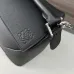 Loewe Puzzle Bag - Black Grained Leather, Geometric Design, Top Handle &amp; Adjustable Strap, Luxury Shoulder Bag for Women #A56887
