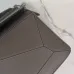 Loewe Puzzle Bag - Olive Green Grained Leather, Geometric Design, Top Handle &amp; Adjustable Strap, Luxury Shoulder Bag for Women #A56876