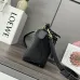 Loewe Black Leather Puzzle Bag With Geometric Design And Adjustable Strap For Modern Chic #A50043