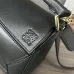 Loewe Black Leather Puzzle Bag With Geometric Design And Adjustable Strap For Modern Chic #A50043