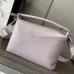 Loewe Puzzle Bag In Soft Lavender Leather With Branded Strap And Geometric Design #A50220