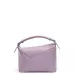 Loewe Puzzle Bag In Soft Lavender Leather With Branded Strap And Geometric Design #A50220
