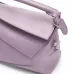 Loewe Puzzle Bag In Soft Lavender Leather With Branded Strap And Geometric Design #A50220