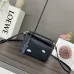 Loewe Puzzle Bag Small Navy Blue Leather with Cloud Design Accents #A50945