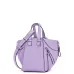 Loewe Women's Crossbody Bag - Lavender Leather, Unique Zipper Design &amp; Adjustable Strap, Stylish Luxury Shoulder Bag with Brand Aesthetic #A56862