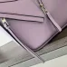 Loewe Women's Crossbody Bag - Lavender Leather, Unique Zipper Design &amp; Adjustable Strap, Stylish Luxury Shoulder Bag with Brand Aesthetic #A56862
