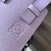 Loewe Women's Crossbody Bag - Lavender Leather, Unique Zipper Design &amp; Adjustable Strap, Stylish Luxury Shoulder Bag with Brand Aesthetic #A56862