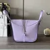 Loewe Women's Crossbody Bag - Lavender Leather, Unique Zipper Design &amp; Adjustable Strap, Stylish Luxury Shoulder Bag with Brand Aesthetic #A56862