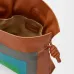 Loewe Women's Hobo Bag - Multi-Color Leather Patchwork, Knot Detail Straps, Brand Logo, Artistic Luxury Shoulder Bag for Fashion Statement #A56870