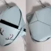 Loewe Women's Mini Bucket Bag - Light Blue Leather with Penguin Embroidery, Convertible Handle &amp; Crossbody Strap, Playful Luxury Handbag with Anagram Logo #A56856