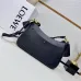 Loewe Women's Shoulder Bag - Black Leather, Gold-Tone Chain Detail with Knot Accents, Signature Branding, Stylish Luxury Crescent Bag #A56878